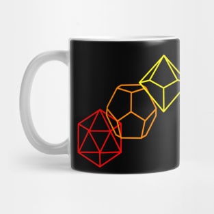 Rainbow Dice Graphic T-Shirt Mug